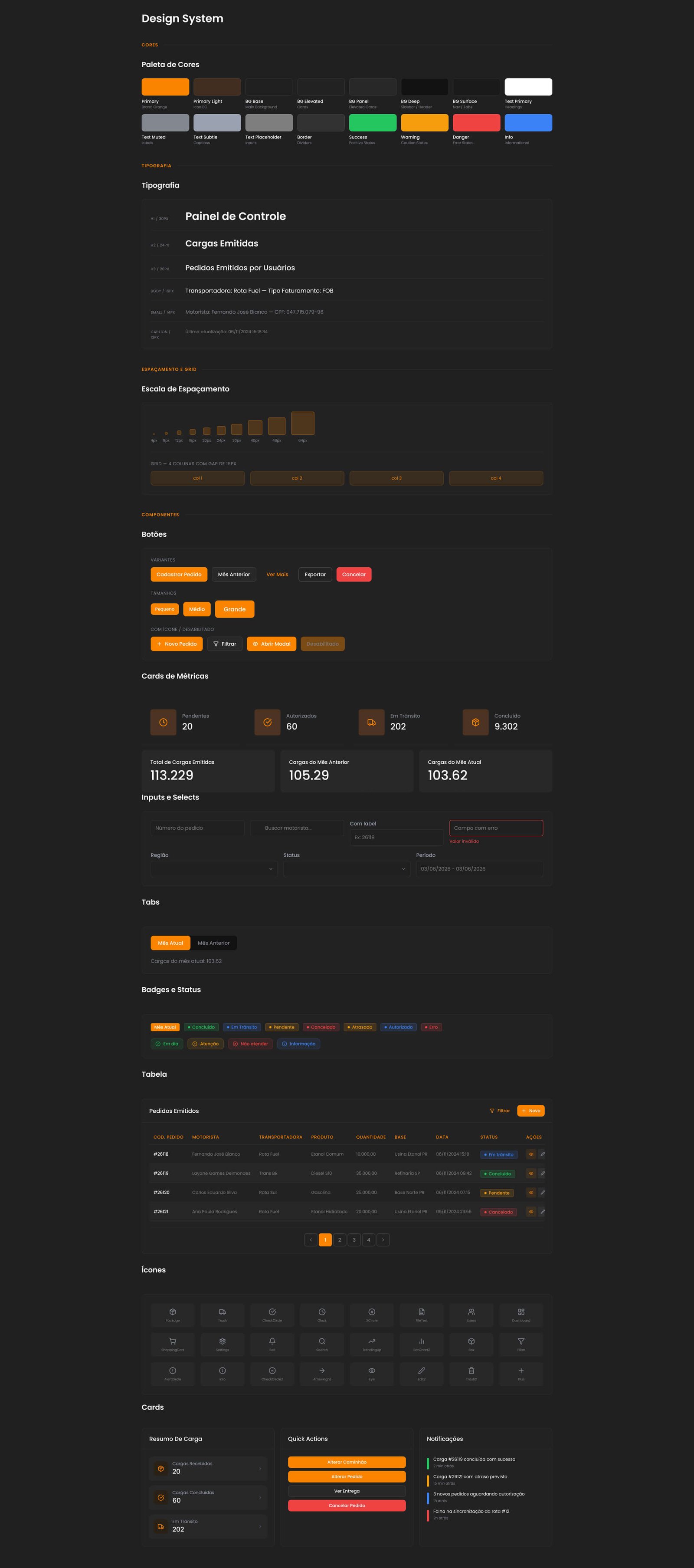 Design System Fuel Vision