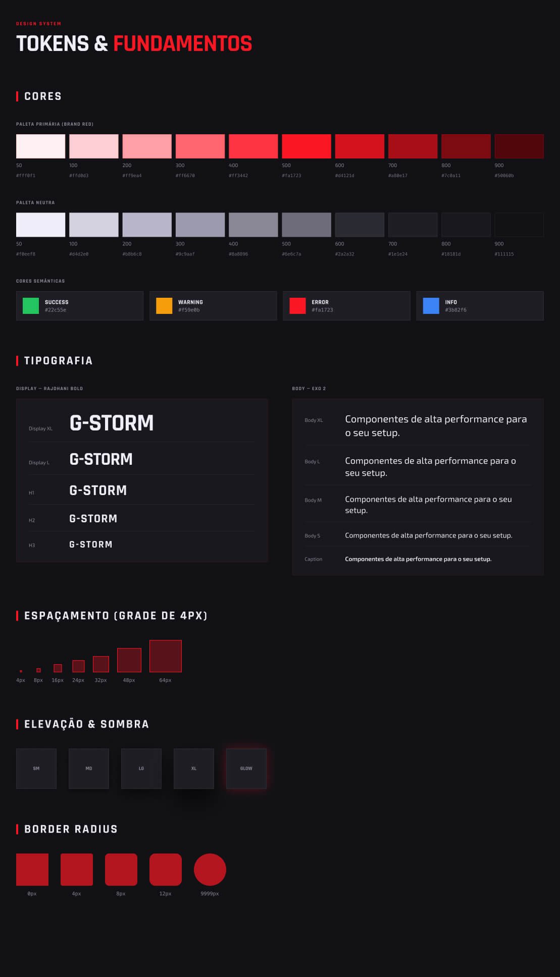 G-Storm Design System